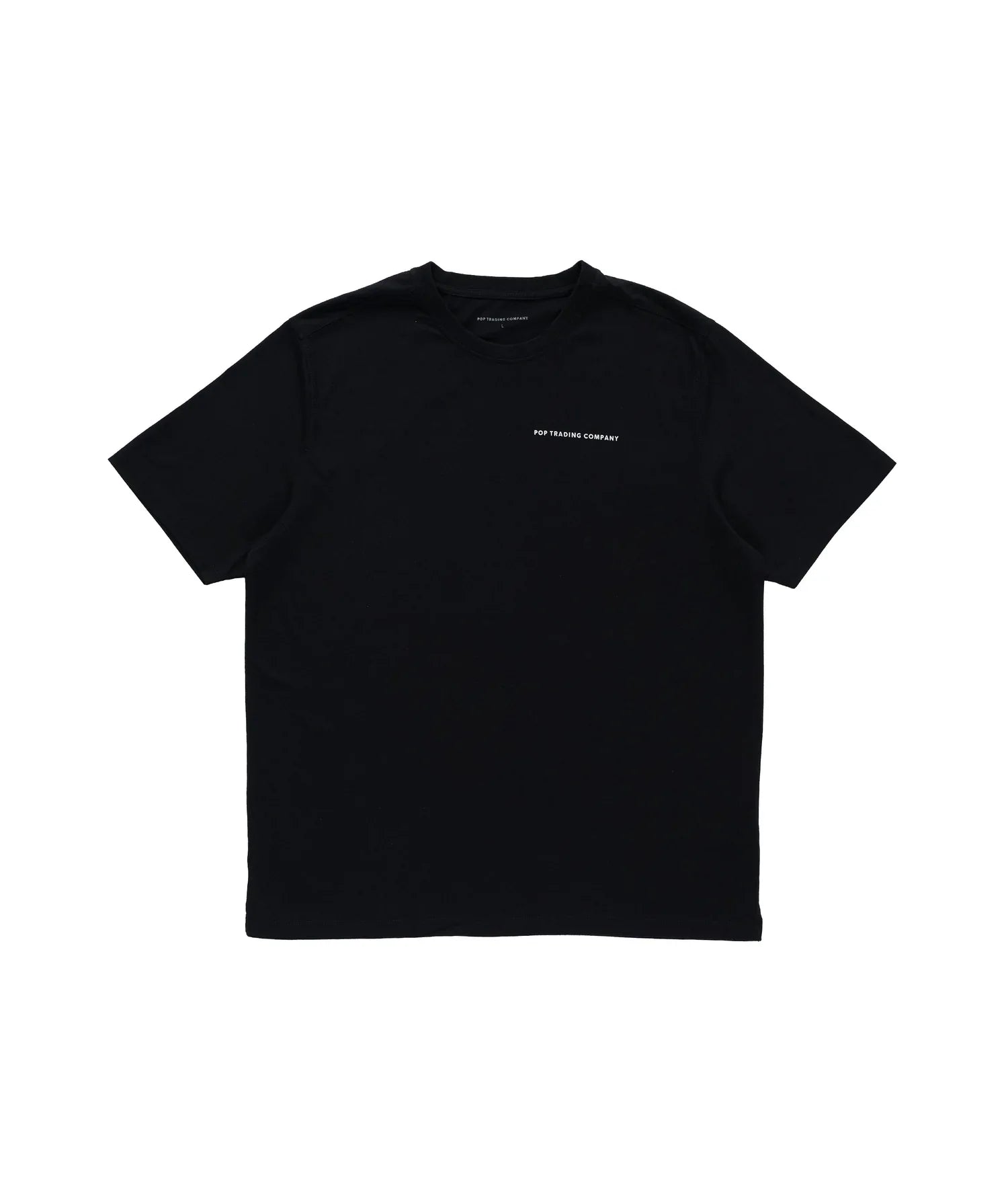 POP Trading Company Logo T-Shirt White/Black
