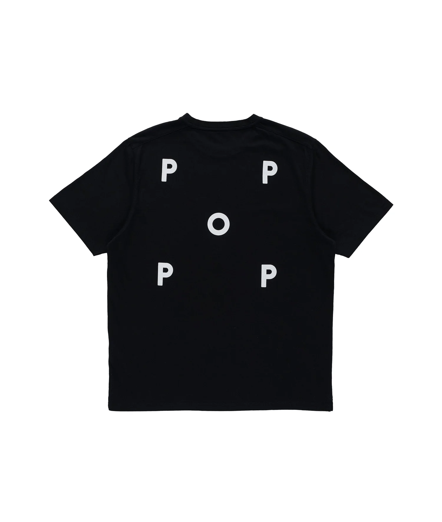POP Trading Company Logo T-Shirt Black/White