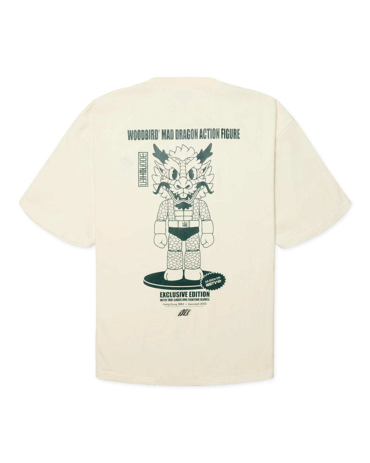 WOODBIRD Beam Action Tee Off White