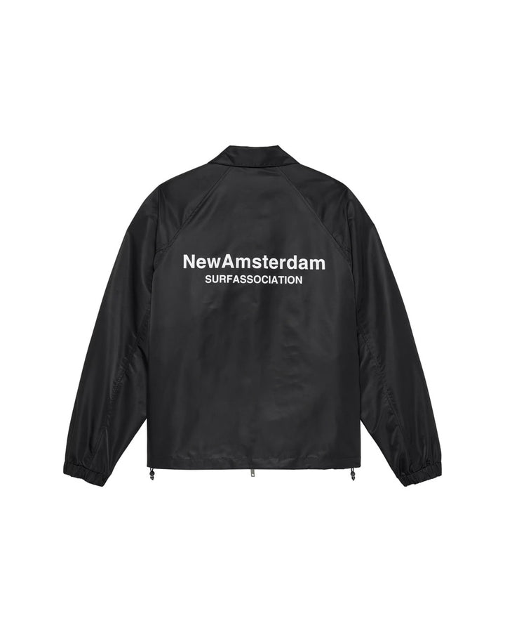 NEW AMSTERDAM SURF ASSOCIATION Coach Jacket Black L