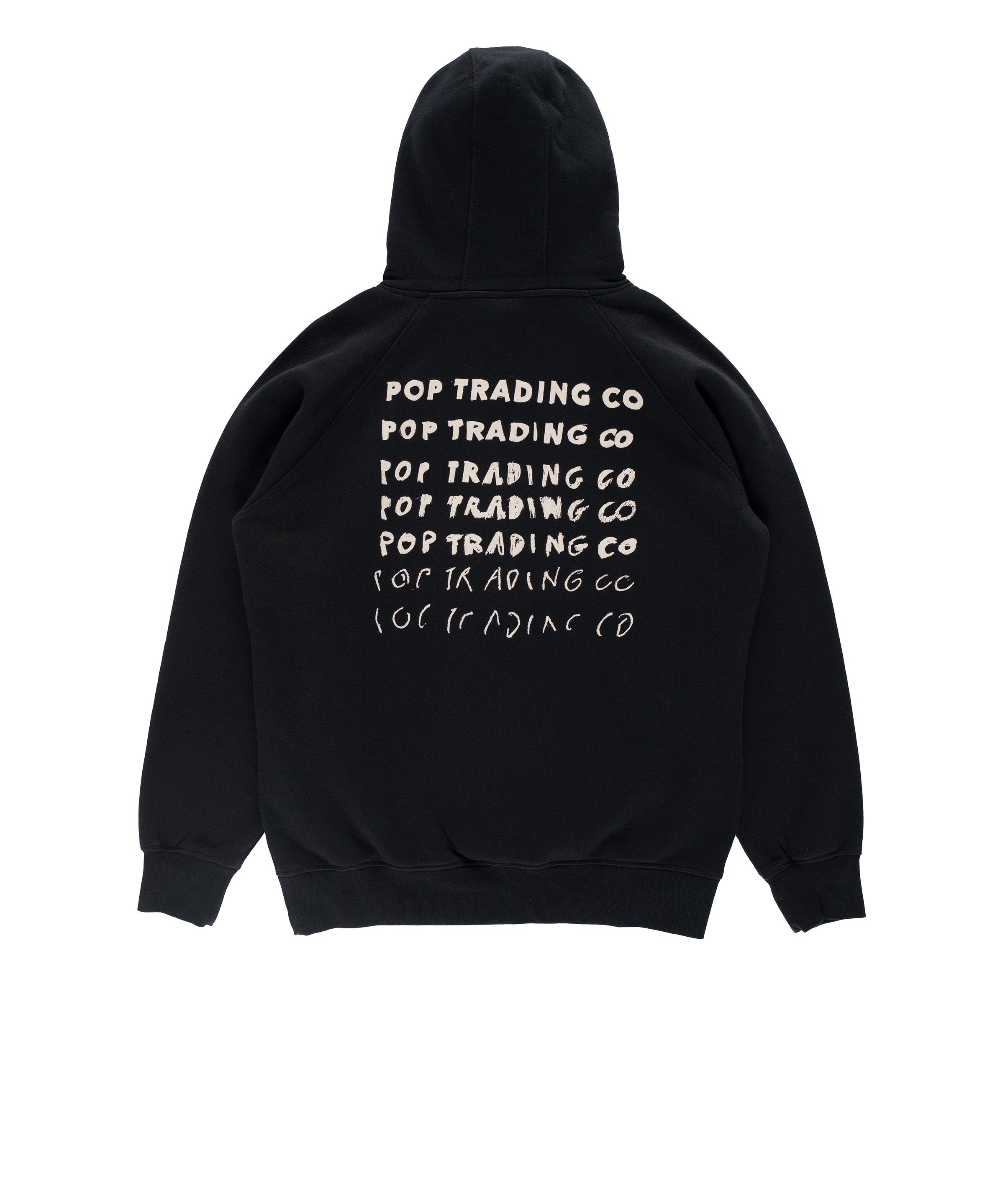 POP TRADING COMPANY Sketchy Hooded Sweat Black