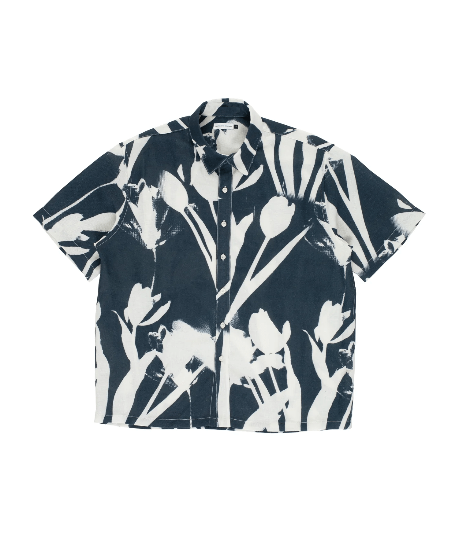POP Trading Company Tulip Shortsleeve Shirt Navy