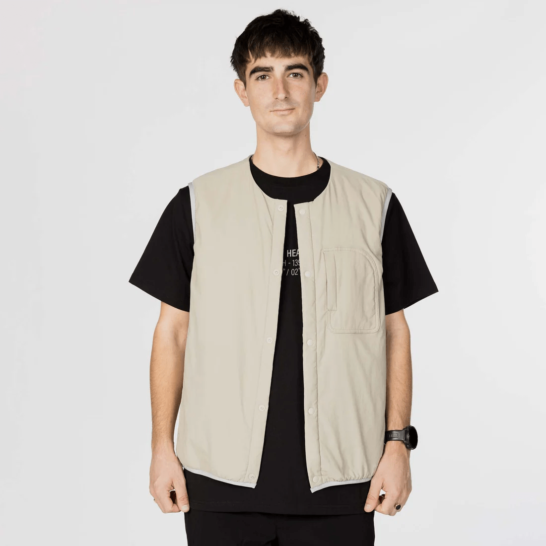 SNOW PEAK Flexible Insulated Vest Ecru