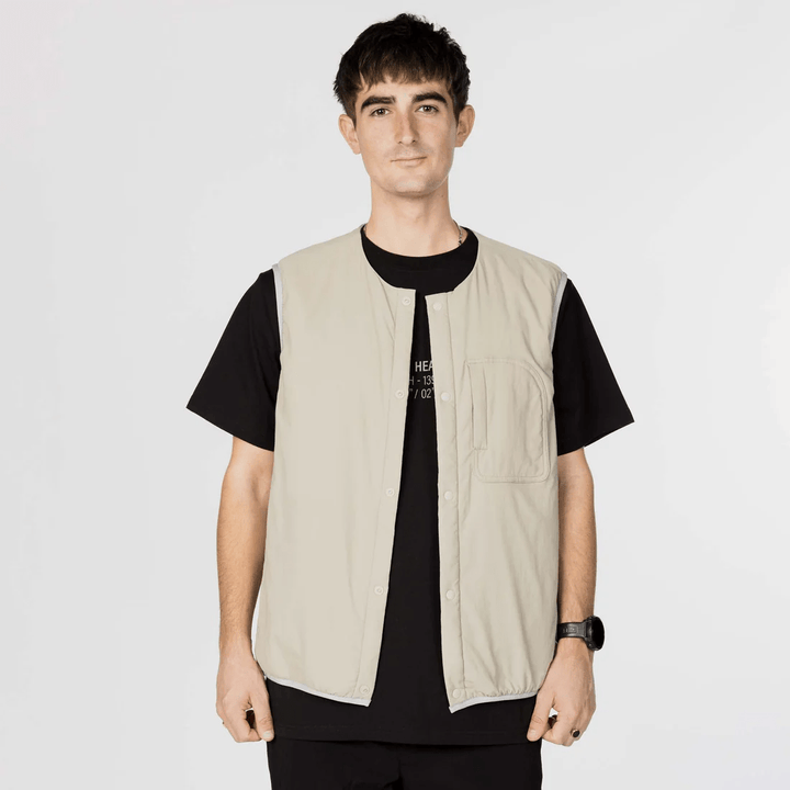 SNOW PEAK Flexible Insulated Vest Ecru