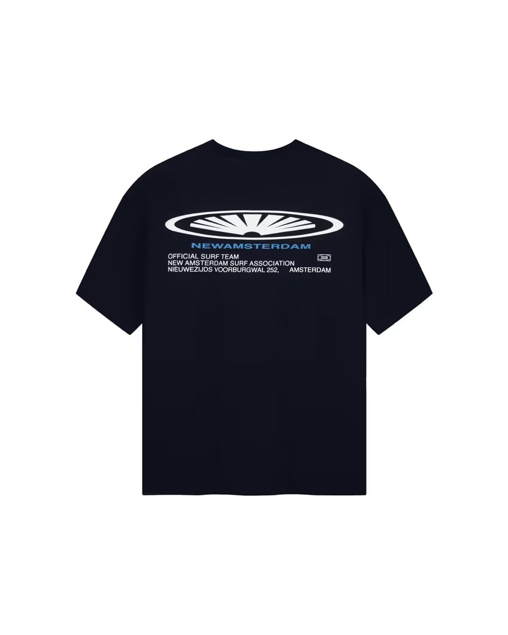 NEW AMSTERDAM SURF ASSOCIATION Shaper Tee Overdyed Black