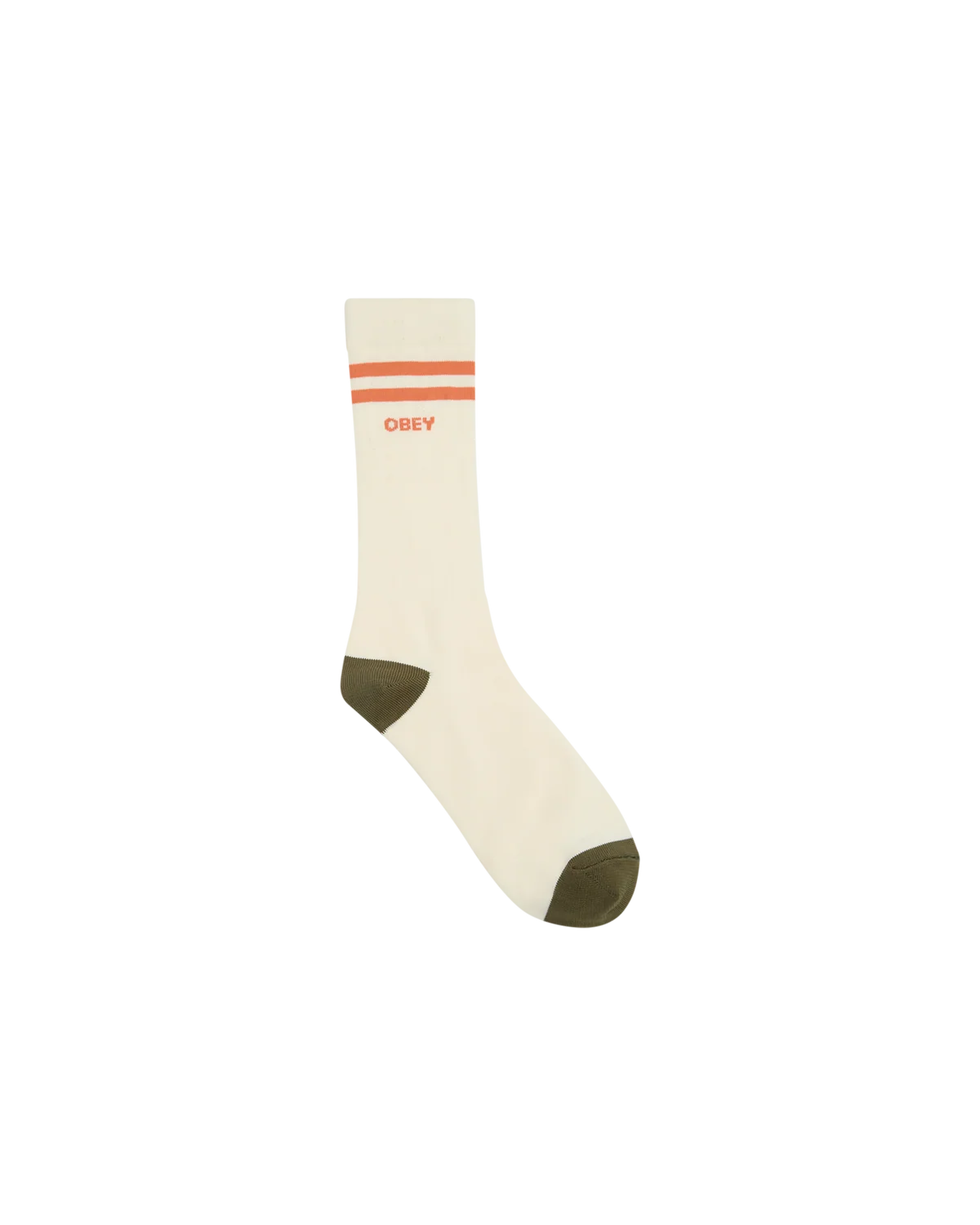 OBEY Soccer Socks Unbleached Dusty Orange ONE SIZE