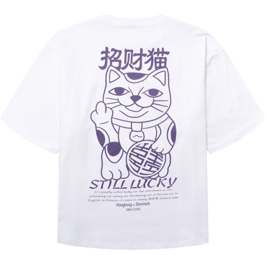 WOODBIRD Beam Lucky Tee White