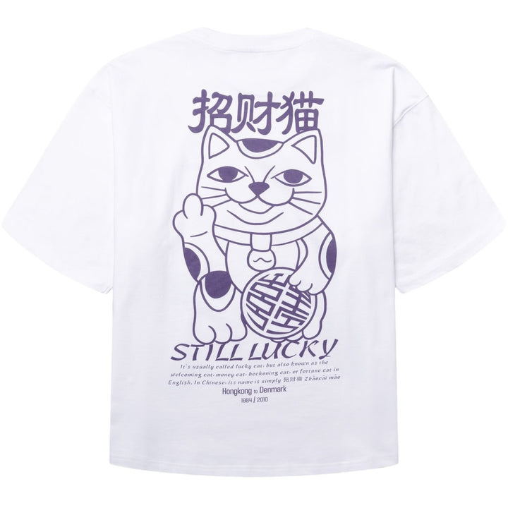 WOODBIRD Beam Lucky Tee White