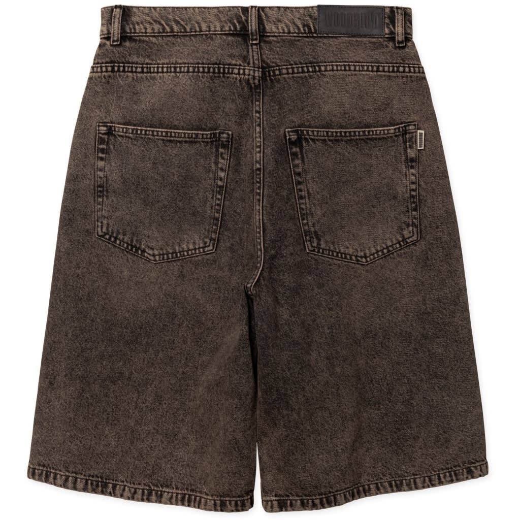 WOODBIRD Yuto Oak Shorts Washed Brown