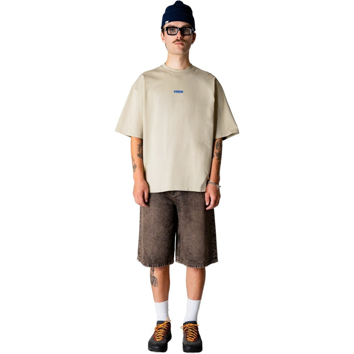 WOODBIRD Yuto Oak Shorts Washed Brown