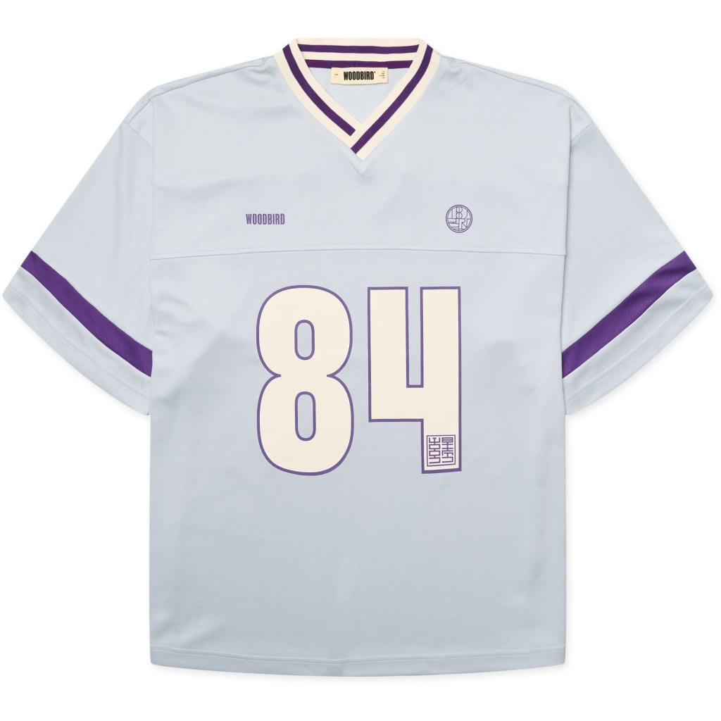 WOODBIRD Beam Sports Tee Dusty Blue