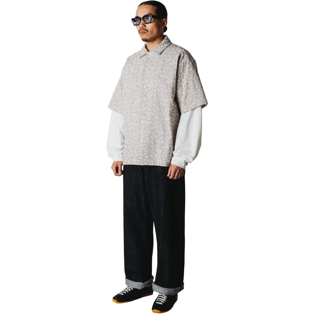 WOODBIRD Wang Sleeve Shirt Off White