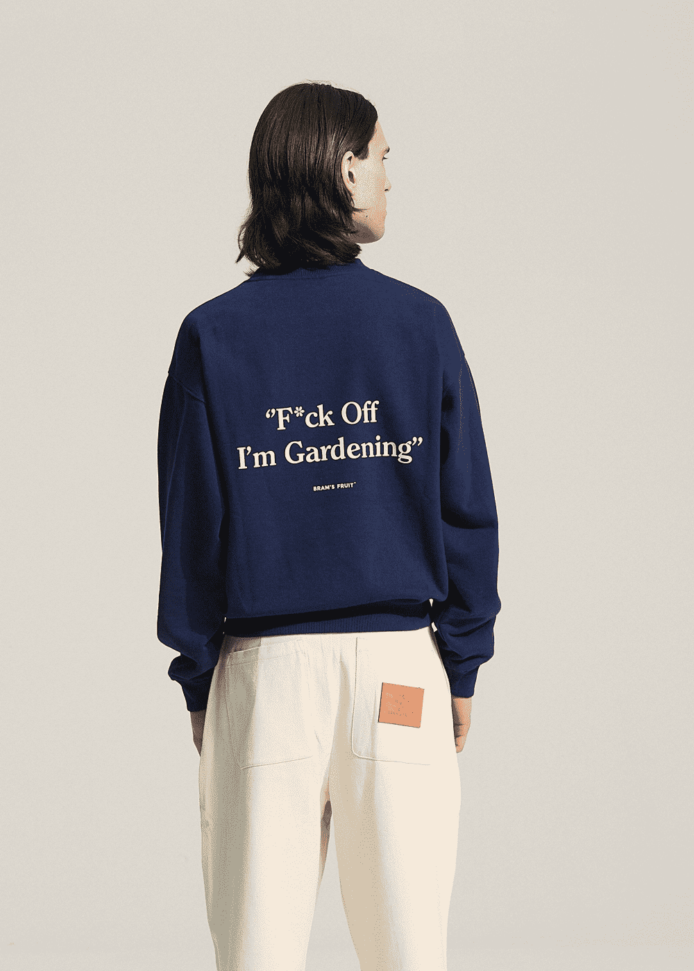 BRAM'S FRUIT F*ck Off I'm Gardening Crewneck - Navy