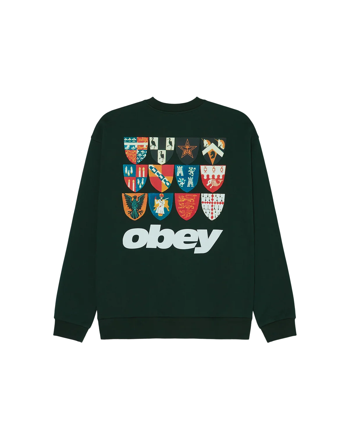 OBEY Shields Extra Heavy Crew Green Gables