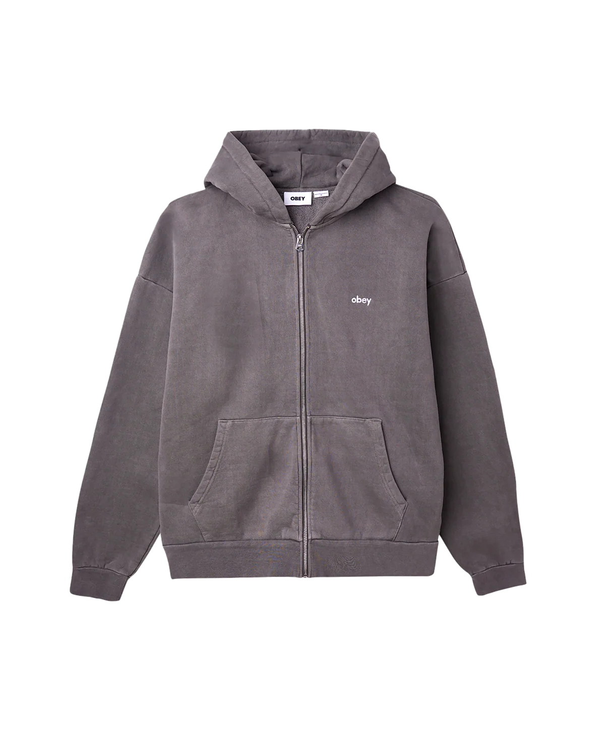 OBEY Pigment Digital Zip Hood Black