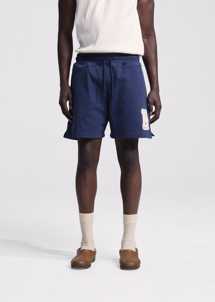 BRAM'S FRUIT Varsity Jogger Short Midnight Blue