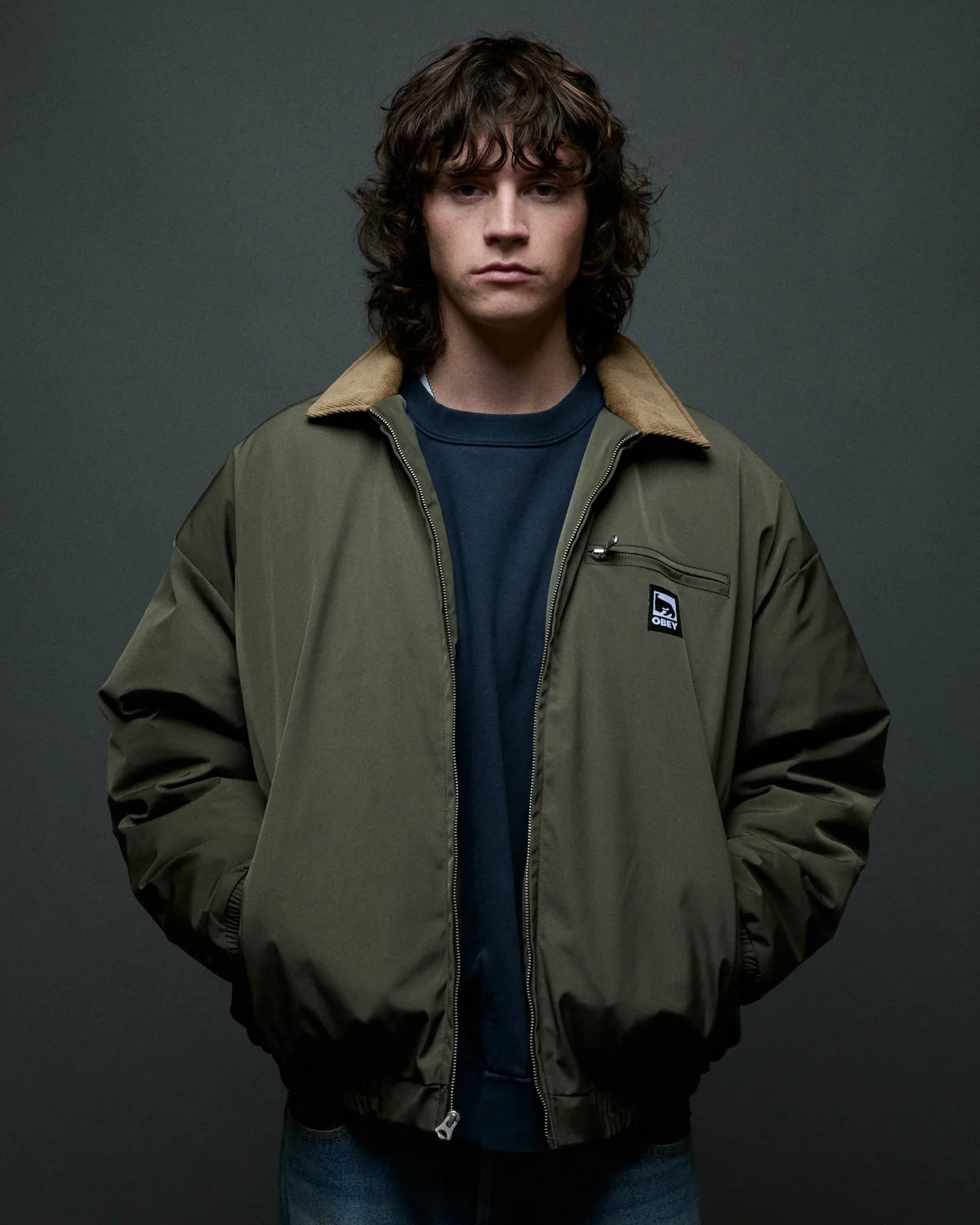 OBEY Elysian Jacket Grape Leaf