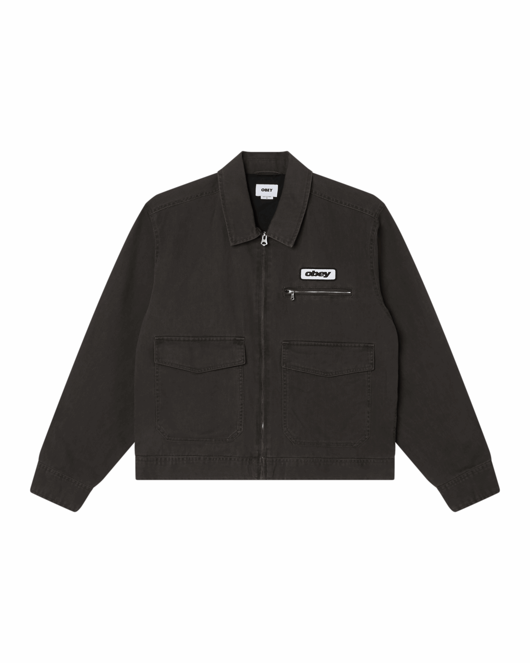 OBEY Walter Work Black Faded Wash
