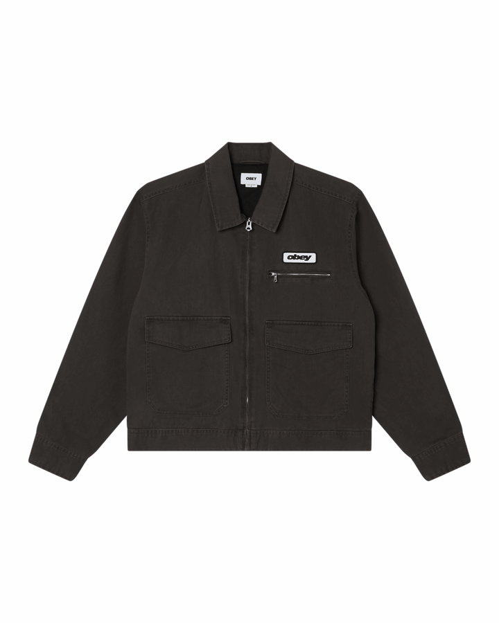 OBEY Walter Work Black Faded Wash