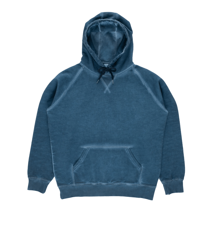 POP Trading Company Stencil Logo Hooded Sweat Navy
