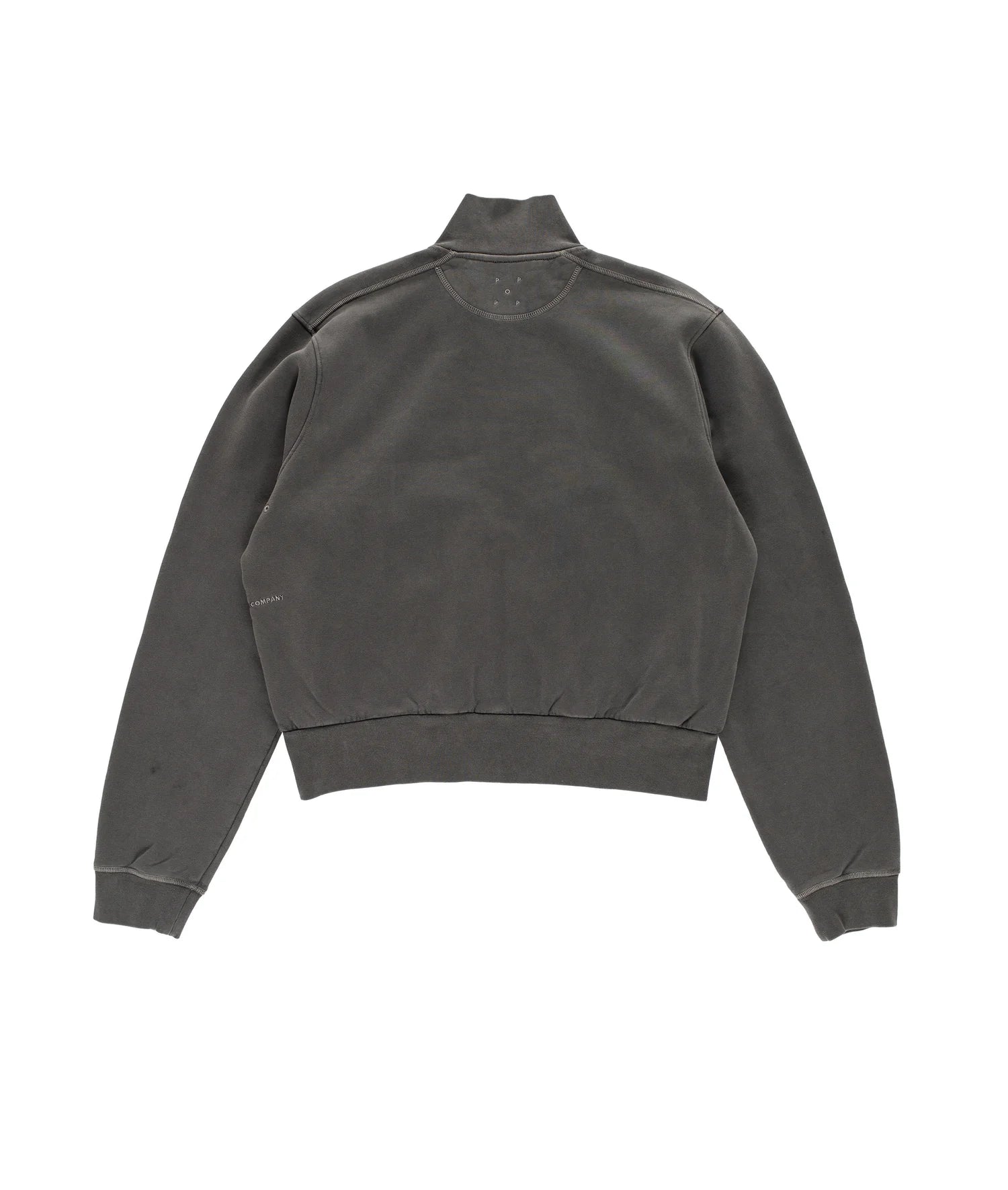 POP TRADING COMPANY Full Zip Sweat Washed Black
