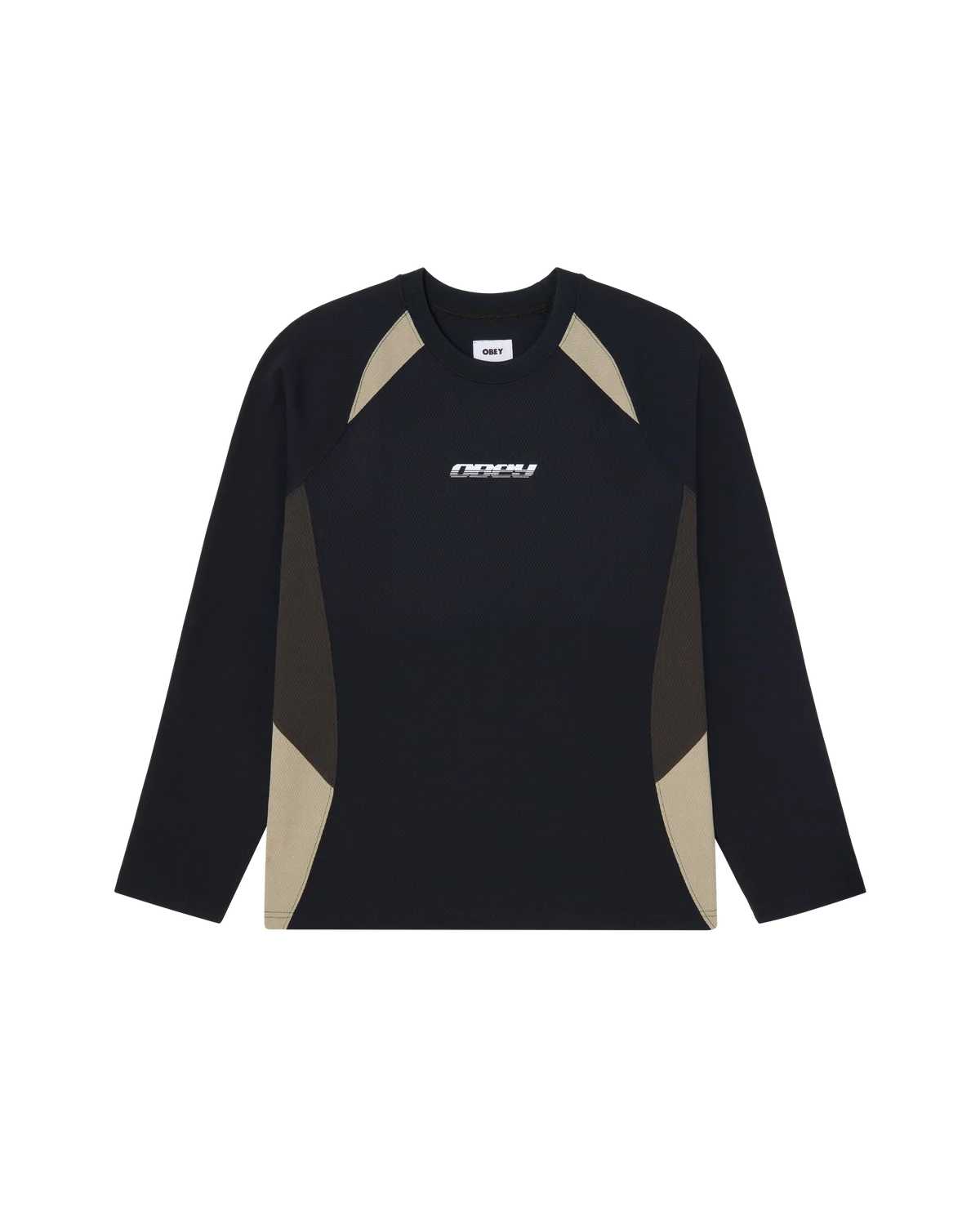 OBEY Delta Knit Ls Black Multi