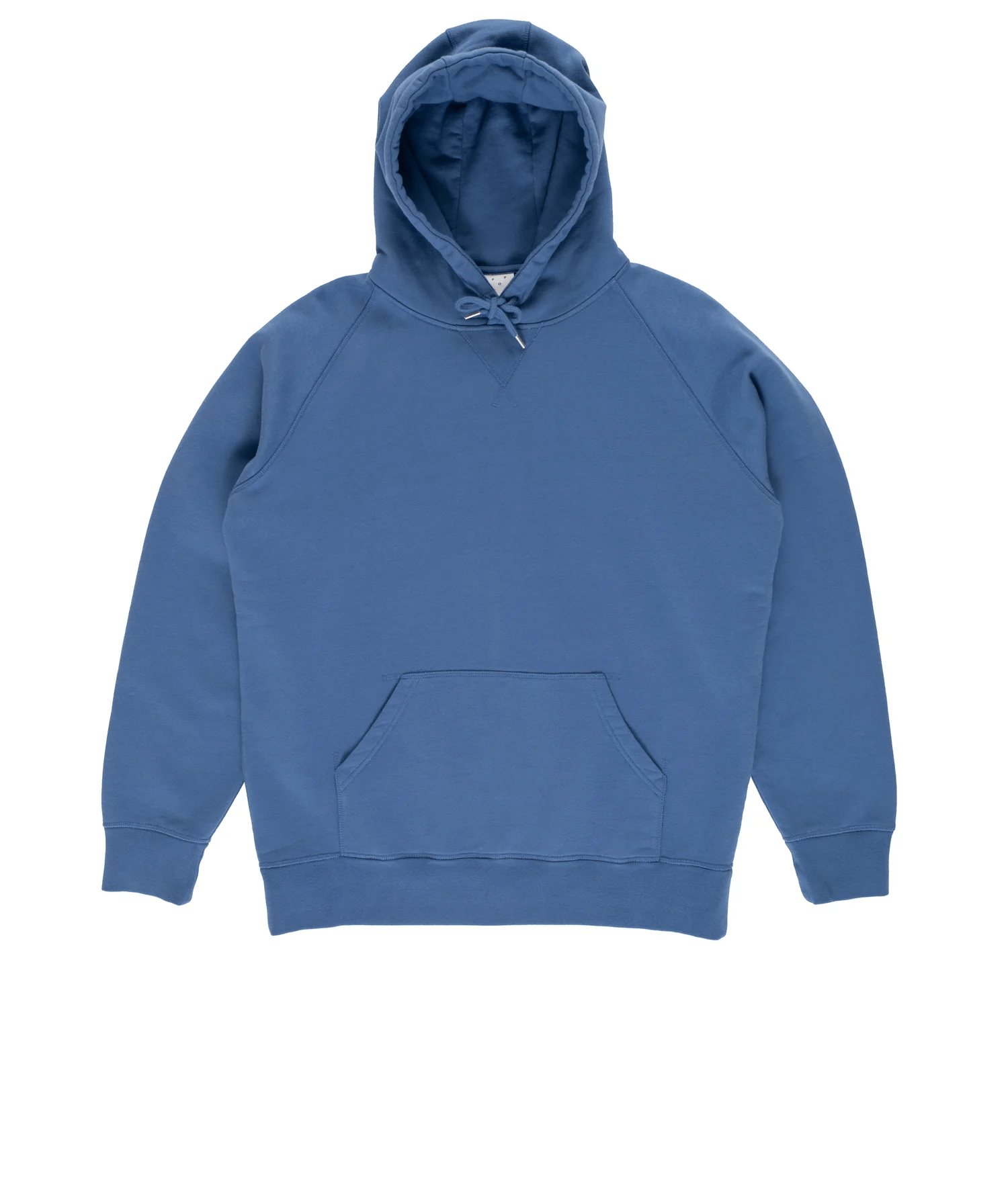 POP Trading Company Logo Hooded Sweat Dutch Blue