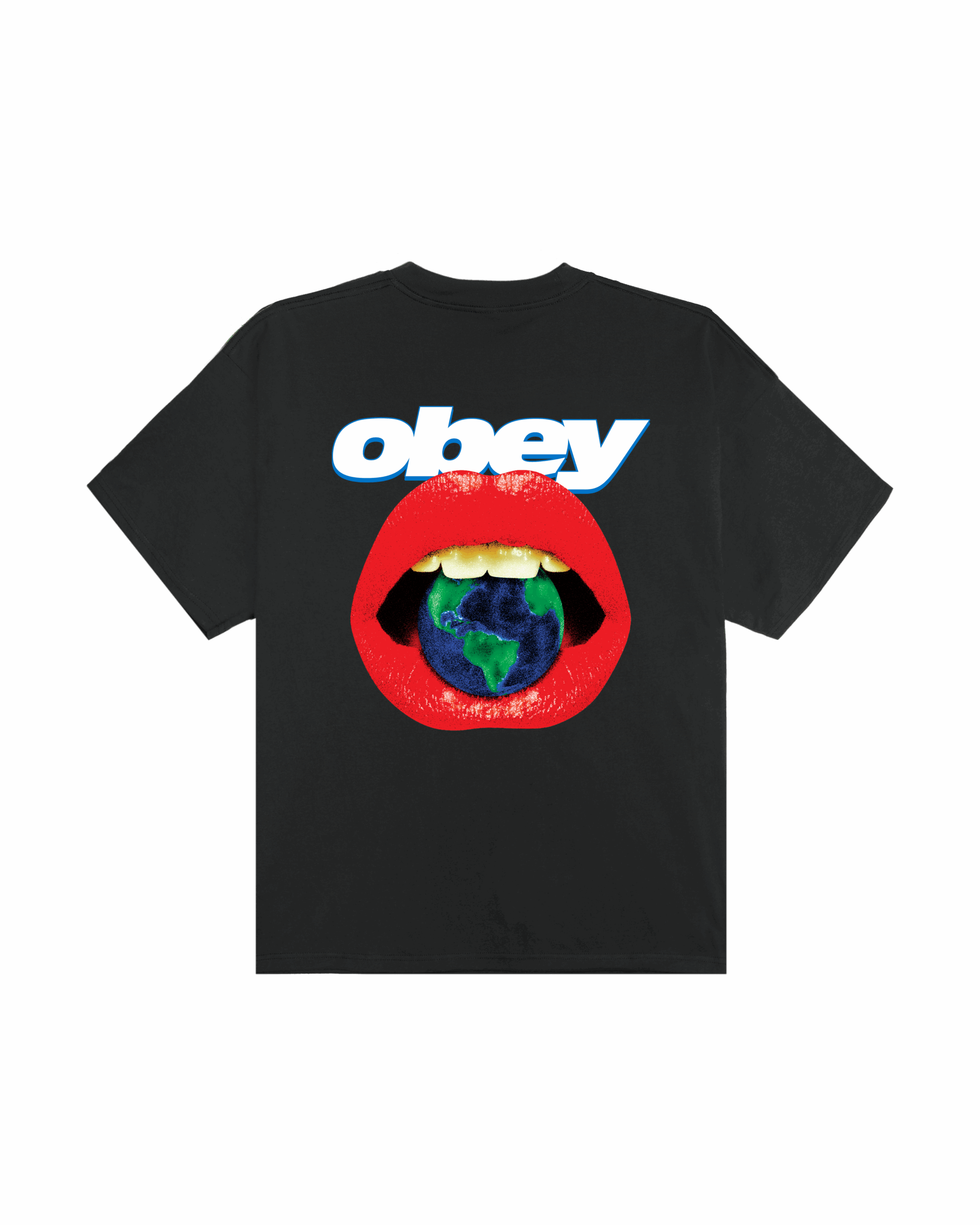 OBEY Lips Vintage Black
