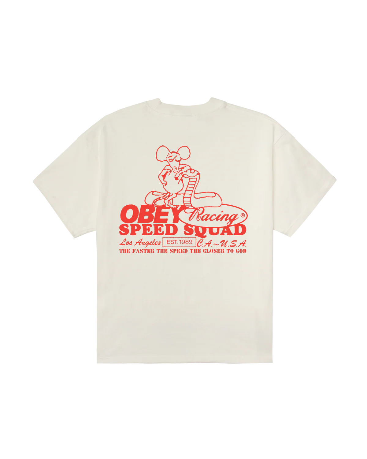 OBEY Speed Squad Vintage White