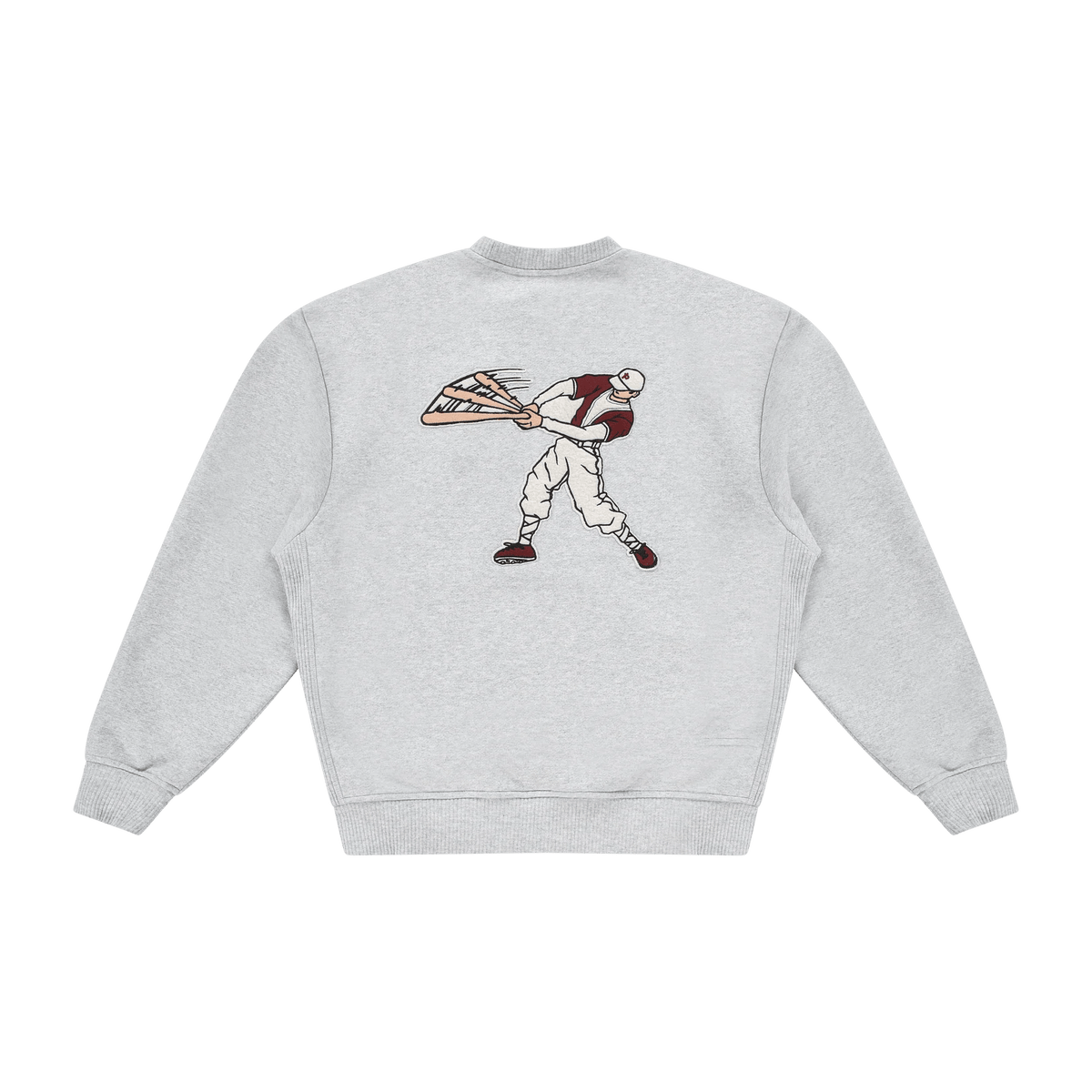 PAL SPORTING GOODS At Bat Crewneck Grey Melange