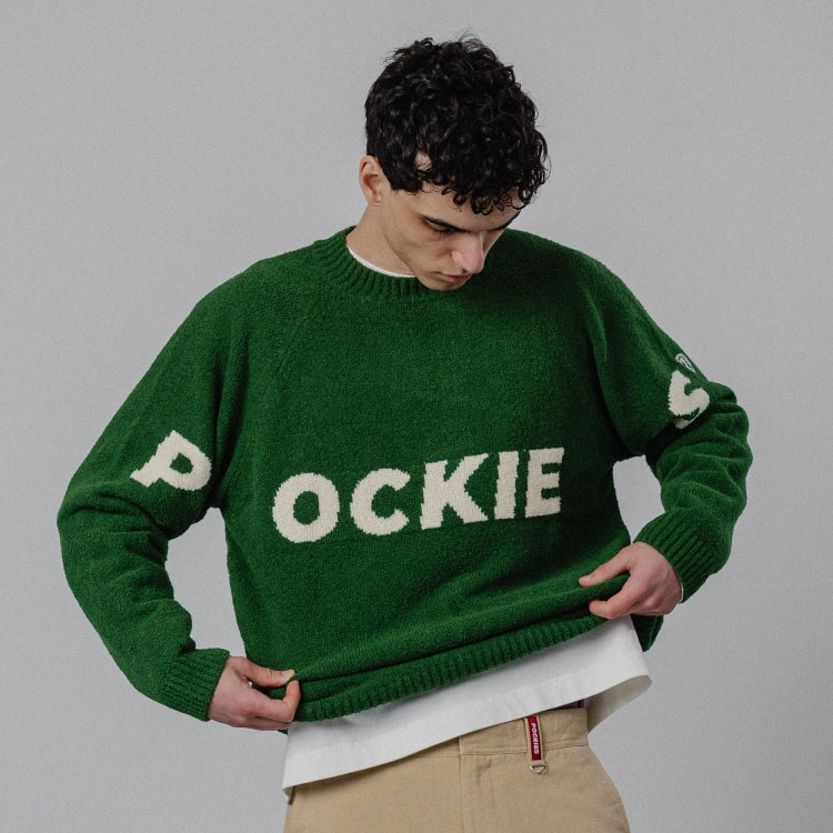 POCKIES Boucle Knit Grass