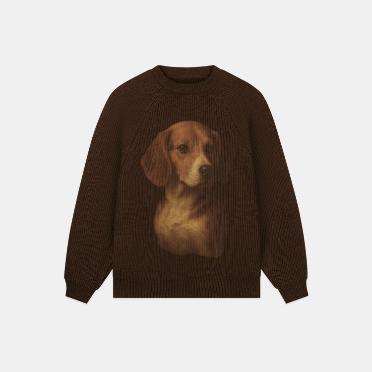 POCKIES Beagle Knit Brown