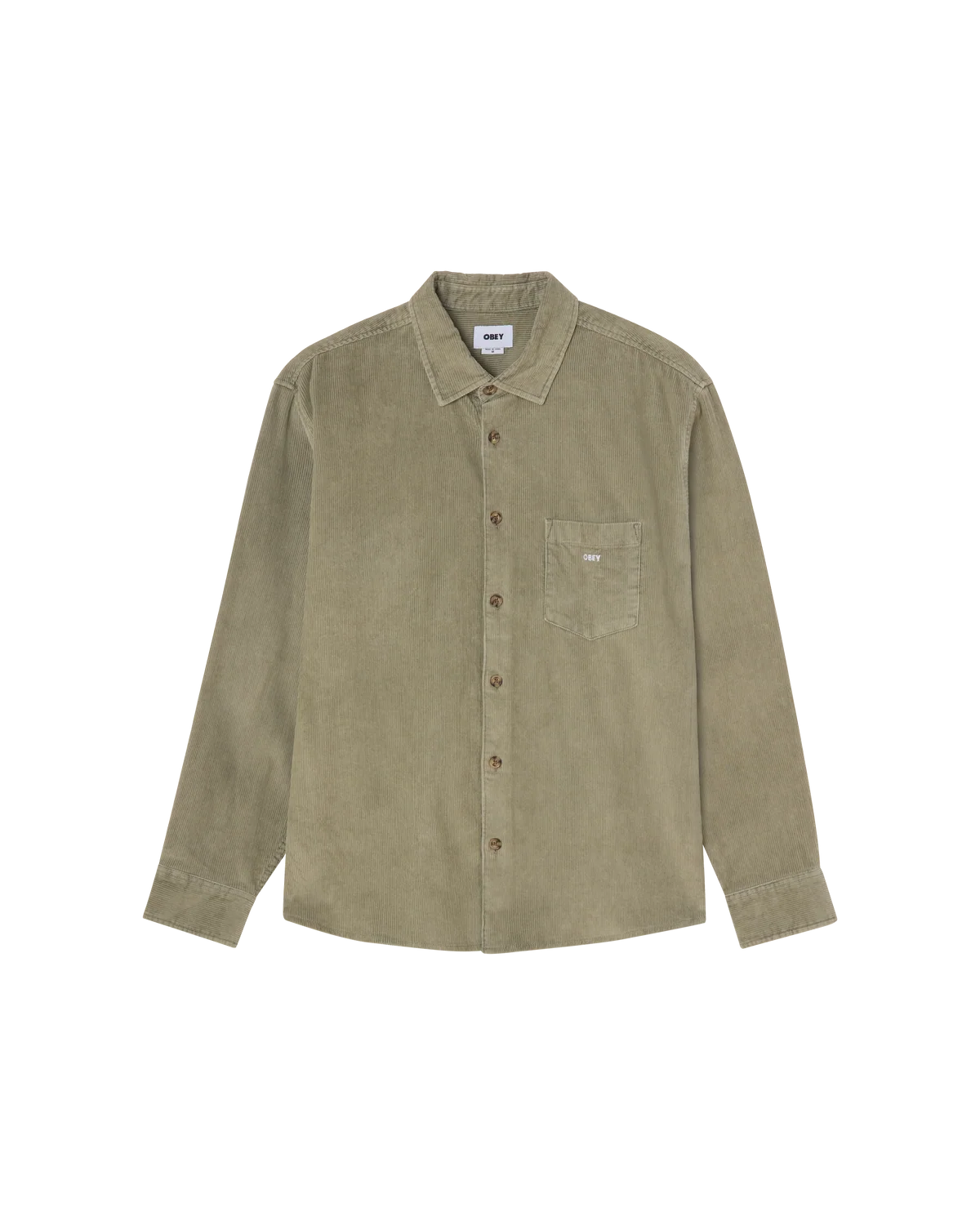 OBEY Tommy Corduroy Woven Vetiver