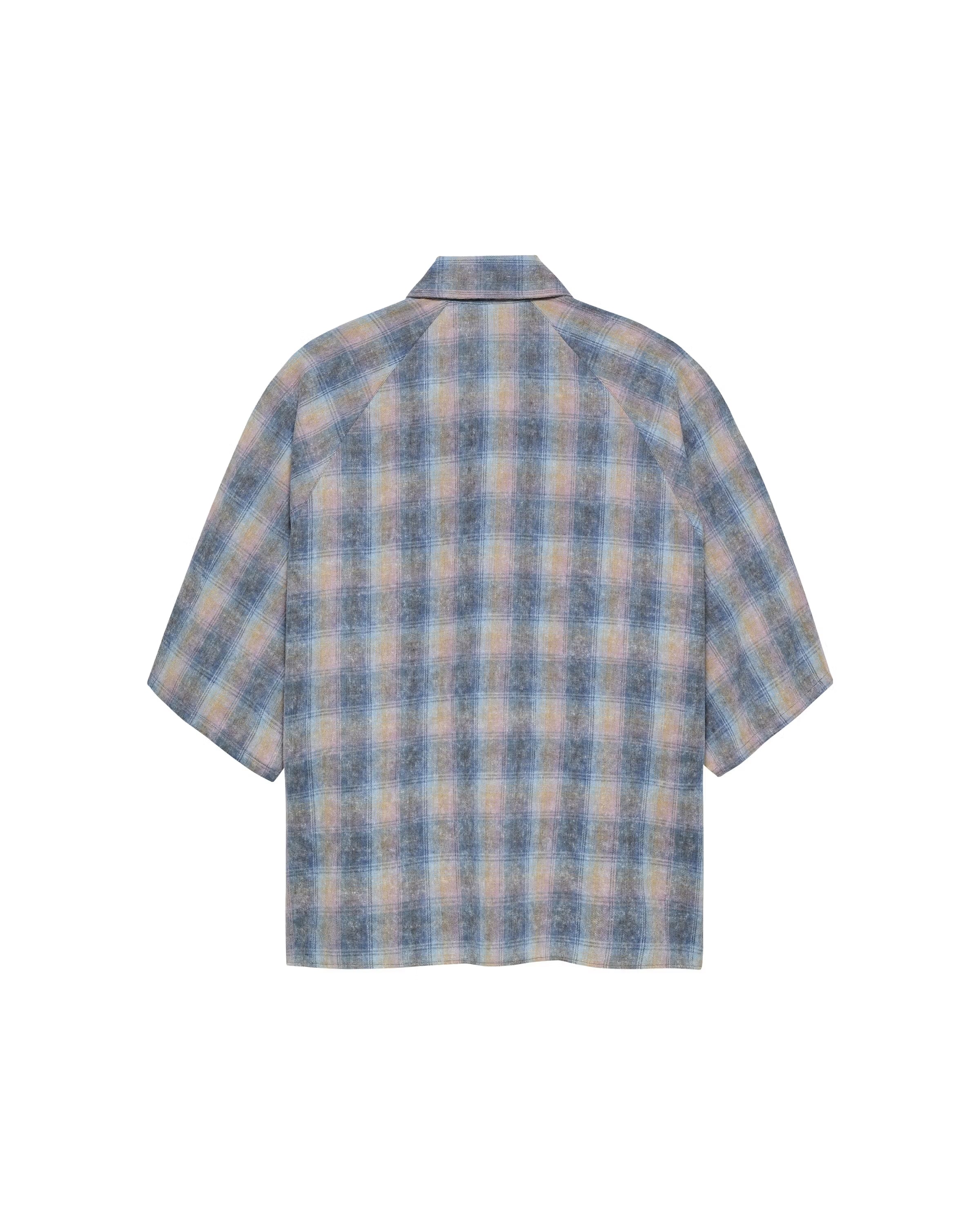 NEW AMSTERDAM SURF ASSOCIATION Flanel Short Sleeve Button Up