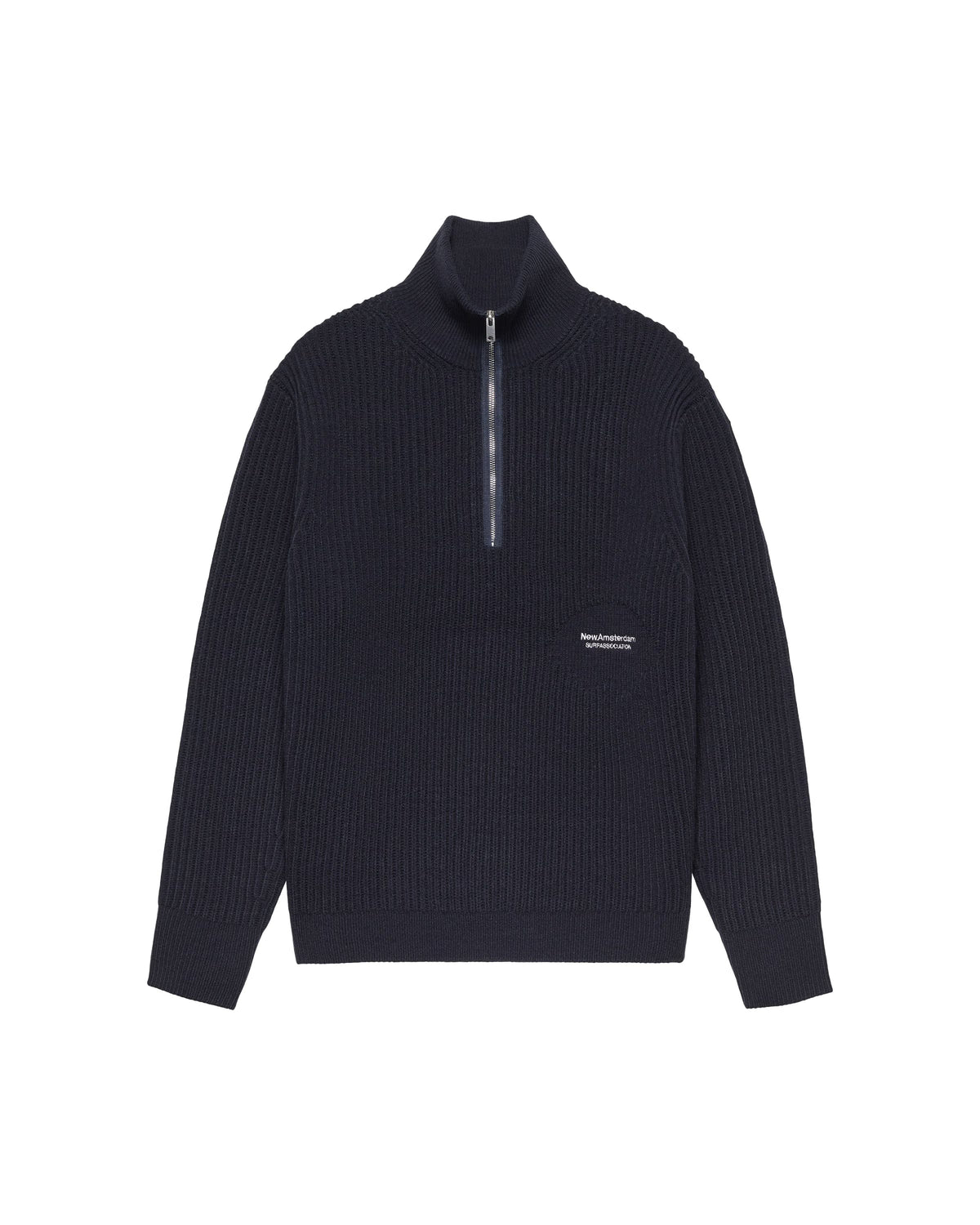NEW AMSTERDAM SURF ASSOCIATION Knitted Half Zip Night