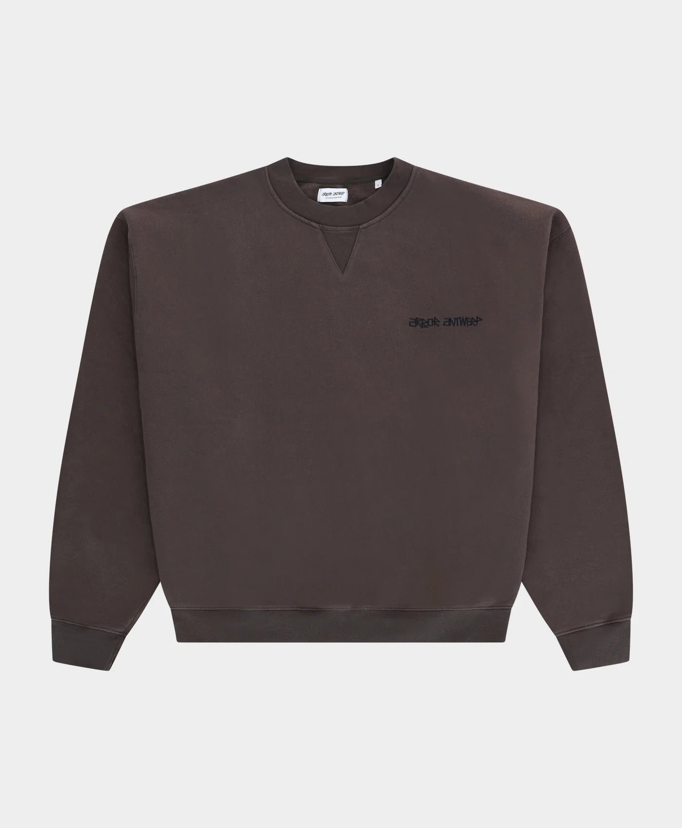 ARBOR ANTWERP Pixel Flower Crewneck Coffee