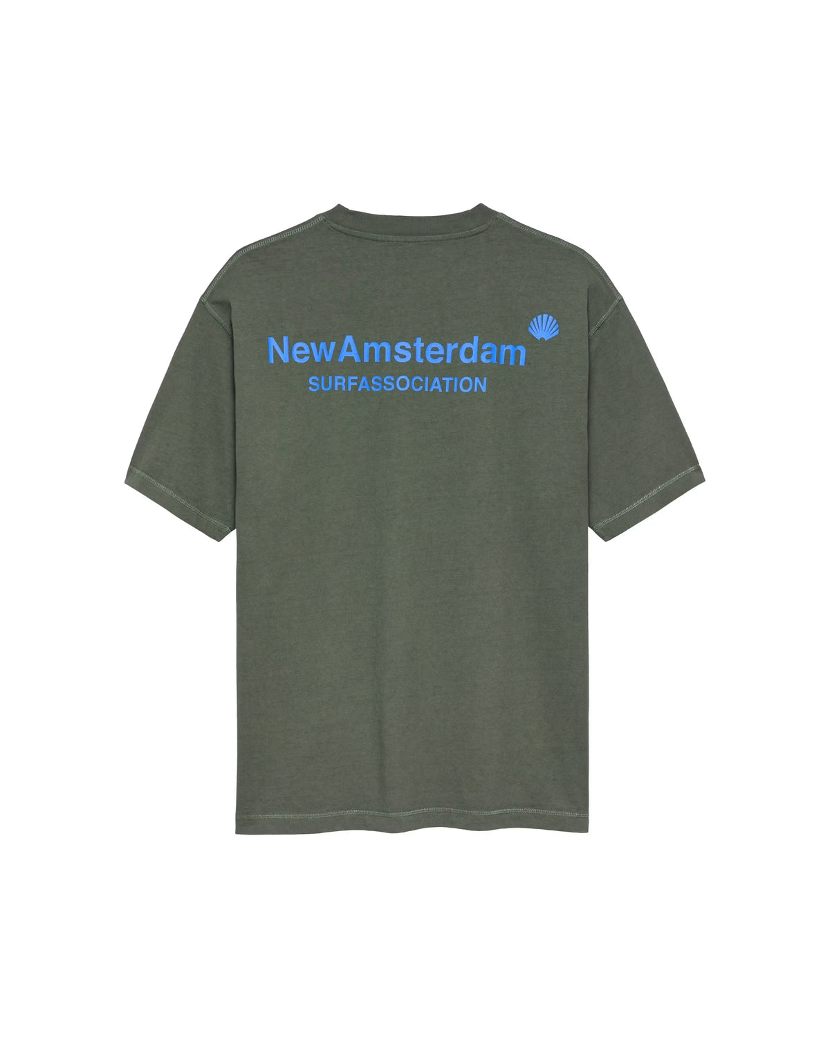 NEW AMSTERDAM SURF ASSOCIATION Logo Tee Teal