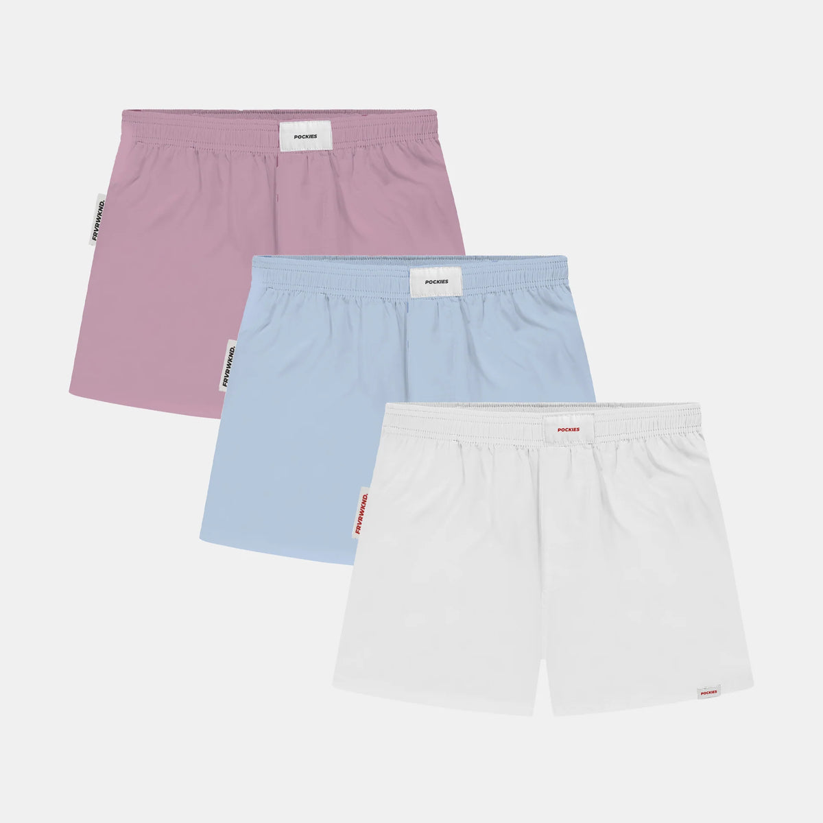 POCKIES 3-Pack Forever Weekend Boxers