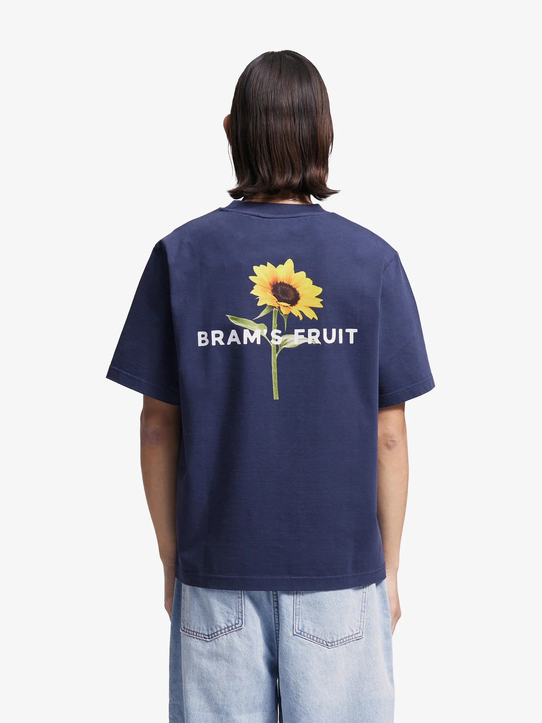 BRAM'S FRUIT Sunflower T-shirt Midnight Blue