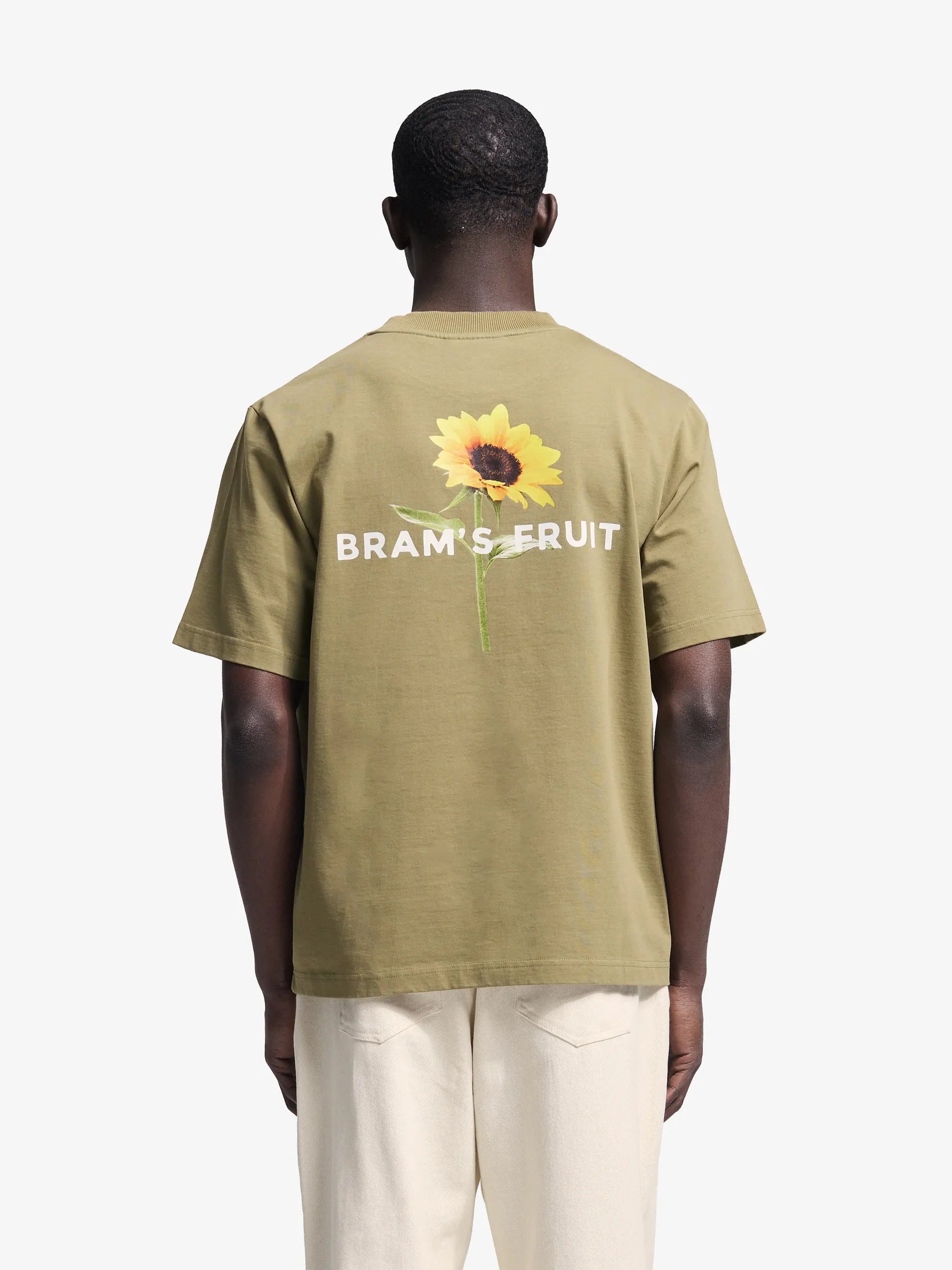 BRAM'S FRUIT Sunflower T-shirt Olive Green