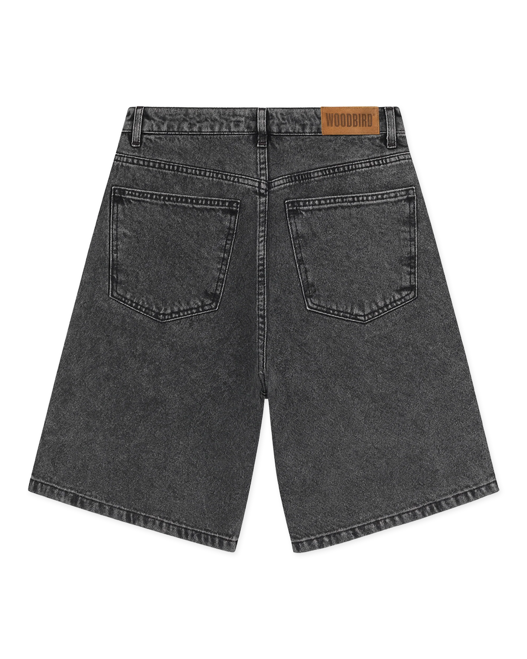 WOODBIRD Yuto Thunblack Shorts Dark Grey