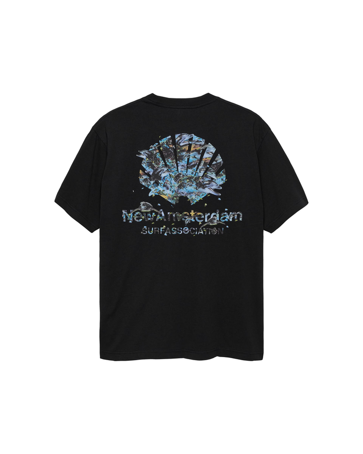 NEW AMSTERDAM SURF ASSOCIATION Dolphin Tee Black