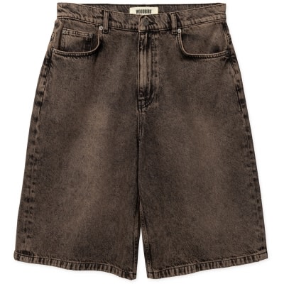 WOODBIRD Yuto Oak Shorts Washed Brown