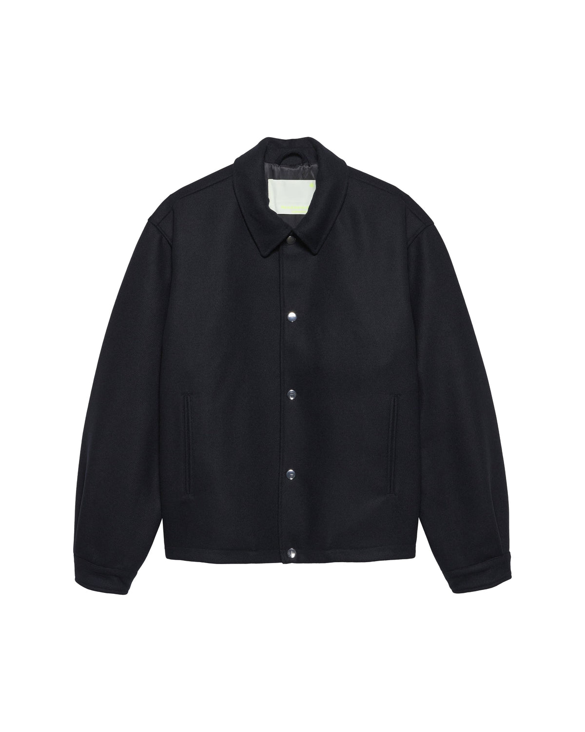 NEW AMSTERDAM SURF ASSOCIATION Wool Coach Jacket Black