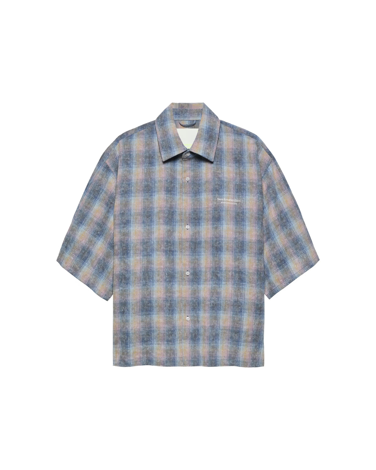NEW AMSTERDAM SURF ASSOCIATION Flanel Short Sleeve Button Up