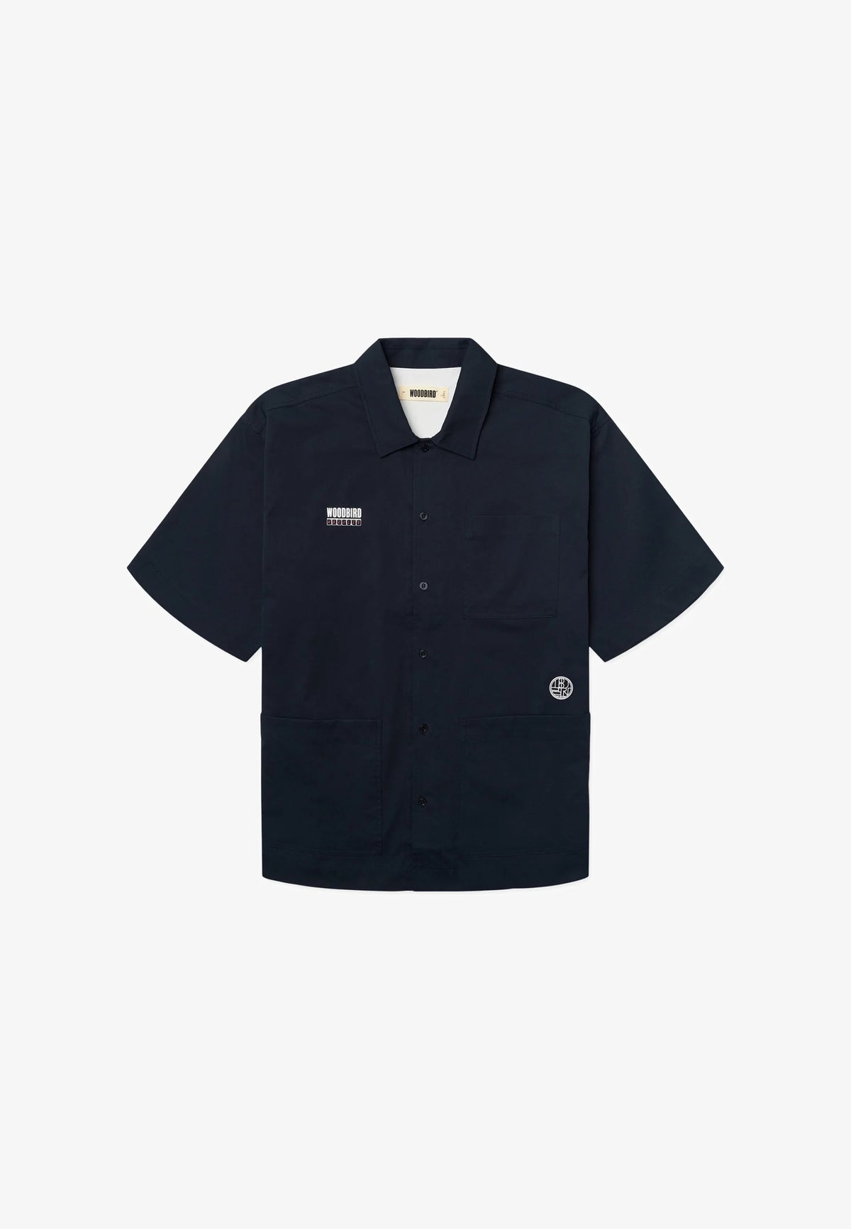 WOODBIRD Wang Work Shirt Dark Navy