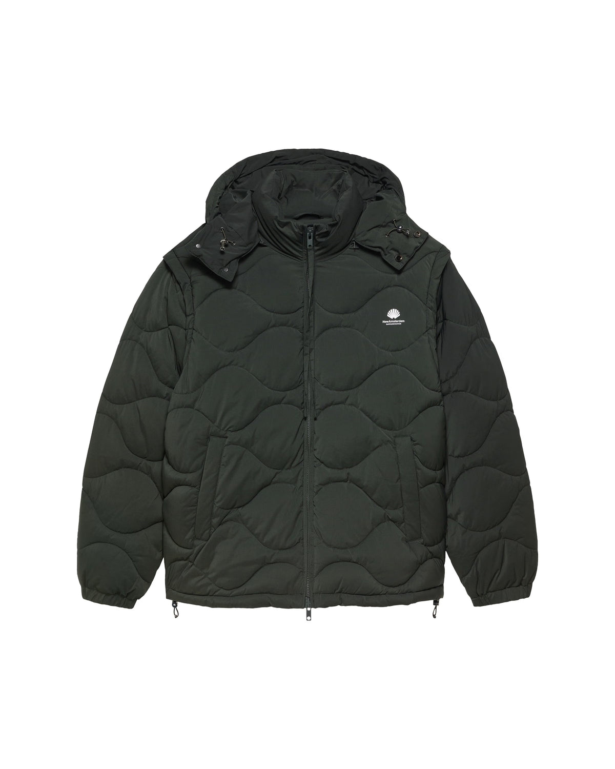 NEW AMSTERDAM SURF ASSOCIATION Detachable Jacket Olive