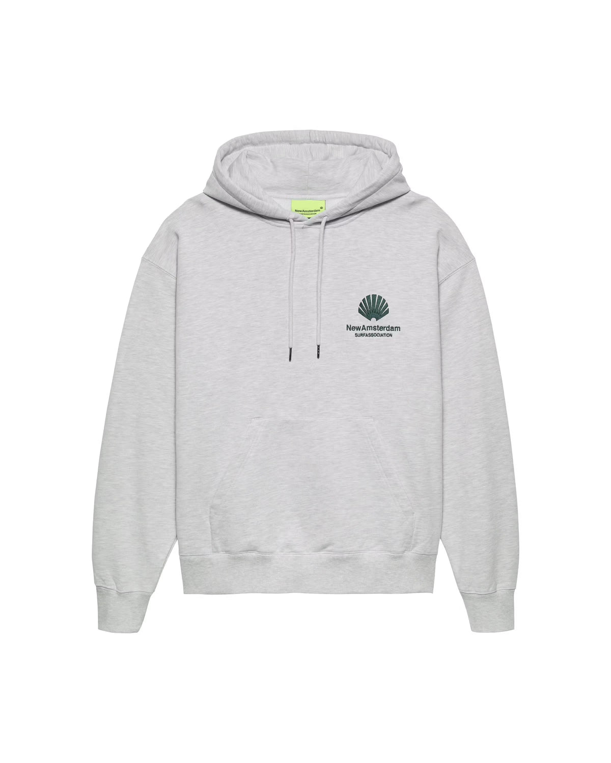 NASA Logo Hoodie Grey Melange