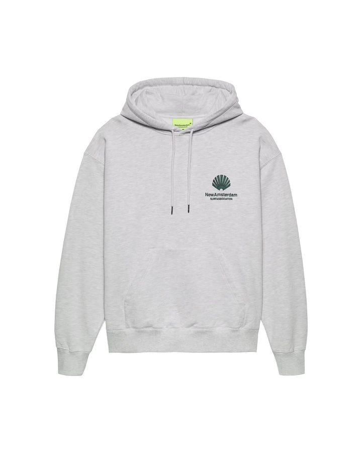 NASA Logo Hoodie Grey Melange