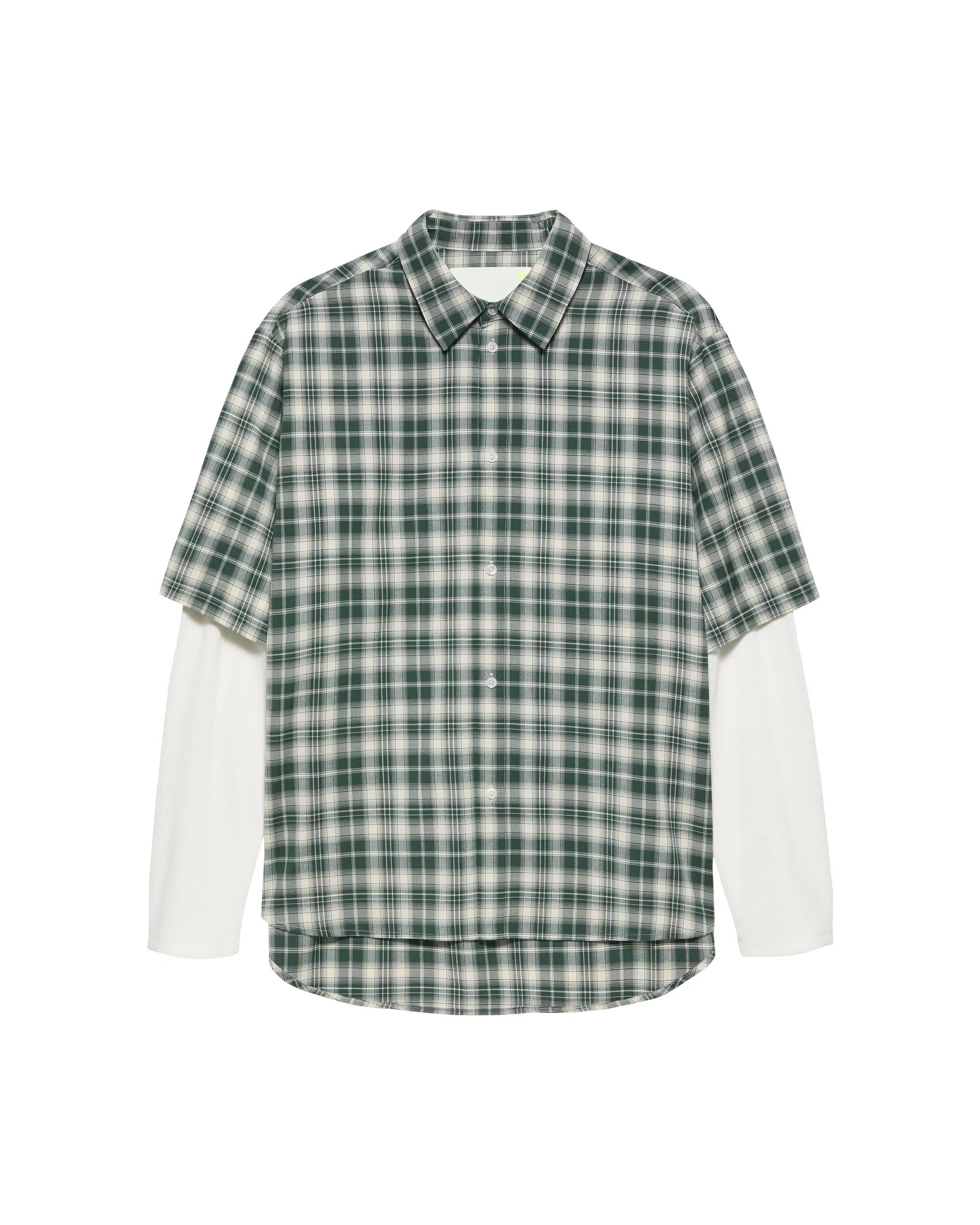 NEW AMSTERDAM SURF ASSOCIATION Double Layer Shirt White/Green